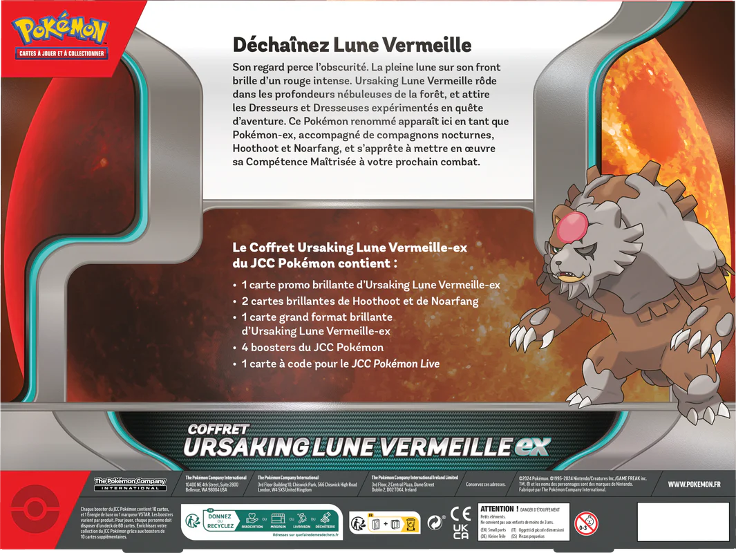 Pokemon Bloodmoon Ursaluna EX Box (French) - Image 2