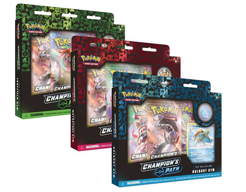 Pokemon Champion's Path Pin Collection Deck (Set of 3)