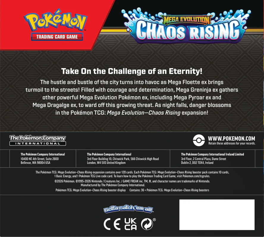 Pokemon Chaos Rising Booster Box - Image 2