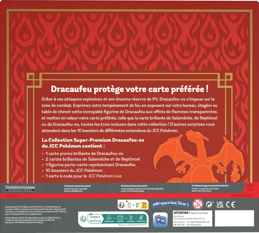 Pokemon Charizard Ex Super-Premium Collection Box (French) - Image 2