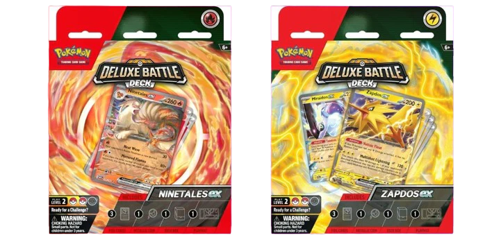 Pokemon Deluxe Battle Deck Ninetales/Zapdos EX