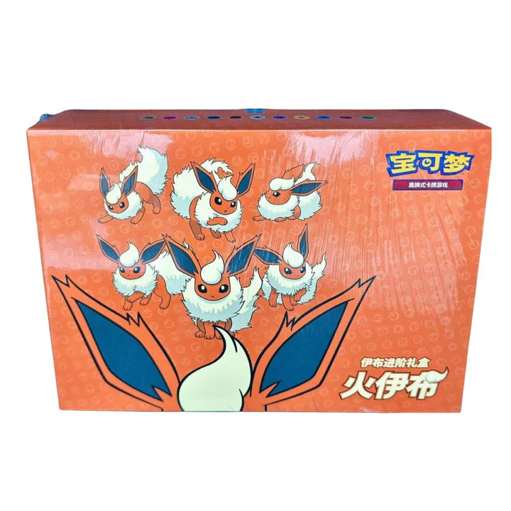Pokemon Eevee Gx Flareon Gift Box - Chinese