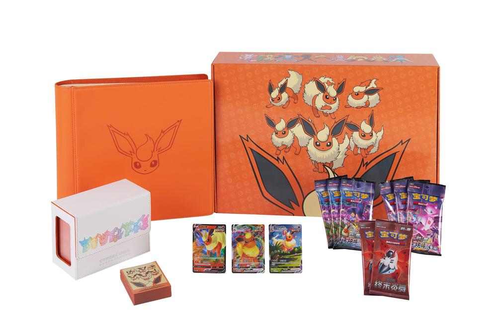 Pokemon Eevee Gx Flareon Gift Box - Chinese - Image 2