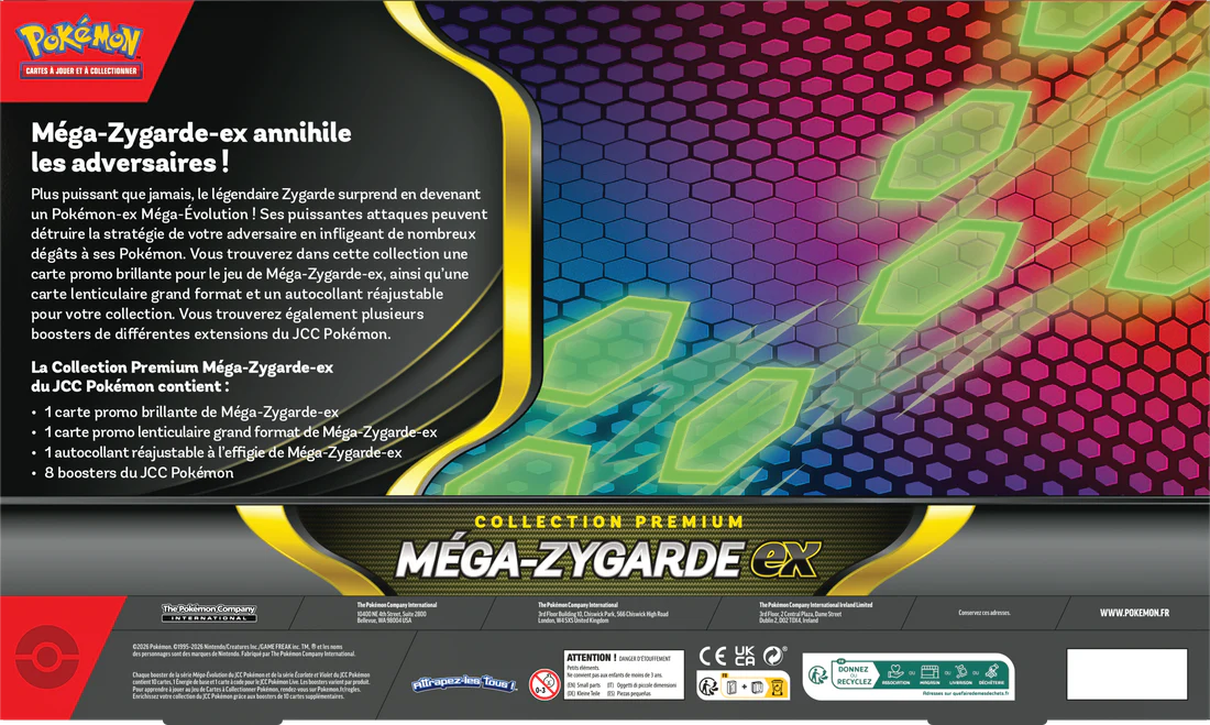 Pokemon Mega Zygarde Ex Premium Collection Box (French) - Image 2