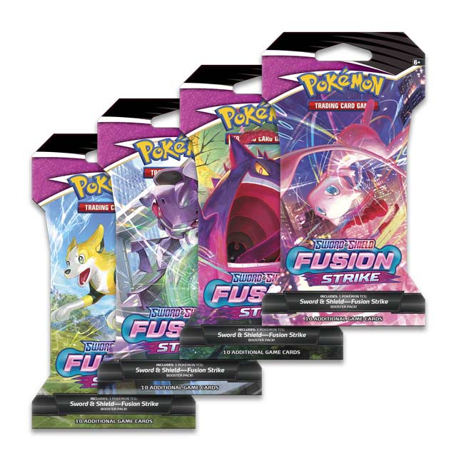 Pokemon Fusion Strike Sleeved Booster Pack (12 packs a lot)