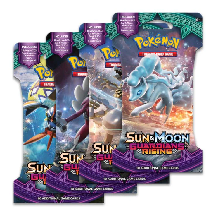 Pokemon Guardians Rising Sleeved Booster Pack (24 packs a lot)