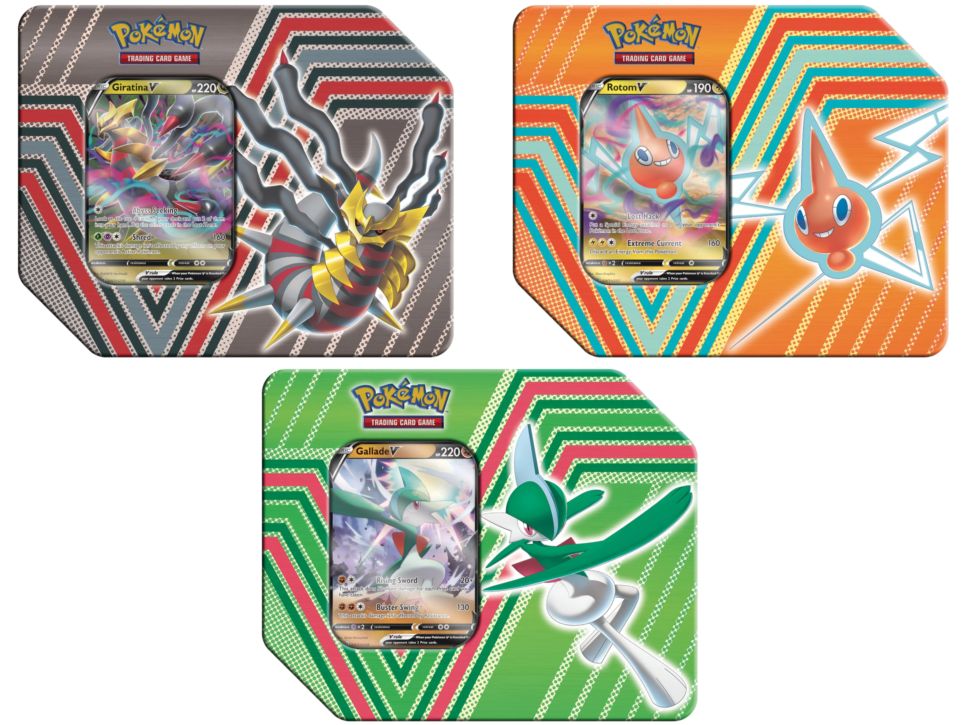 Pokémon Hidden Potential Tin Set of 3