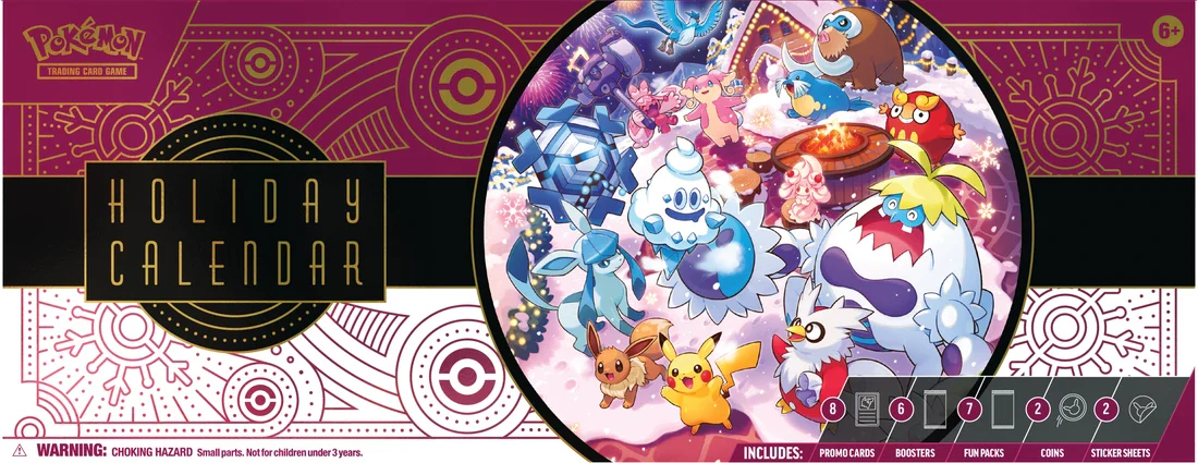 Pokemon Holiday Calendar 2025