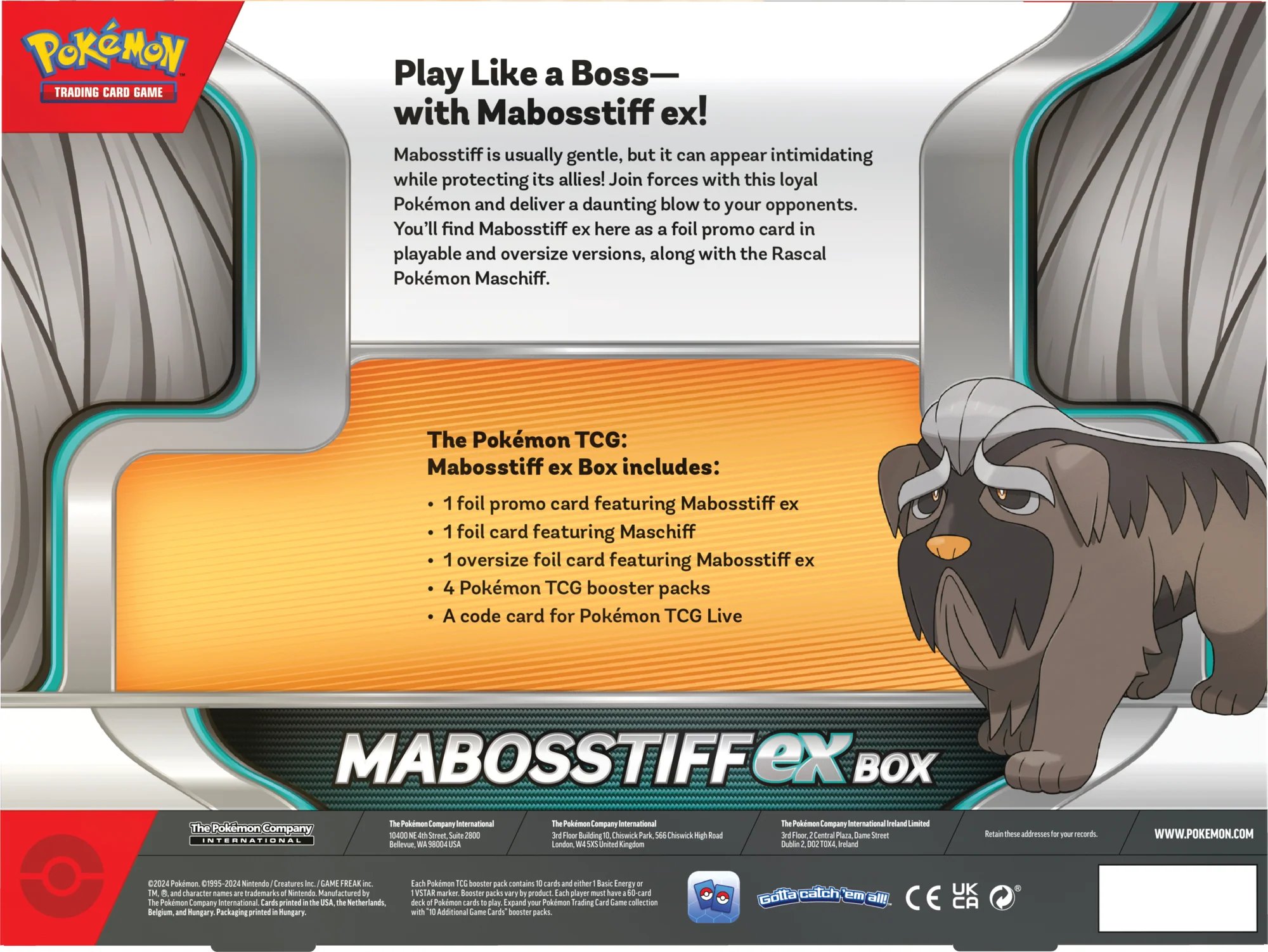 Pokemon Mabosstiff EX Box - Image 2