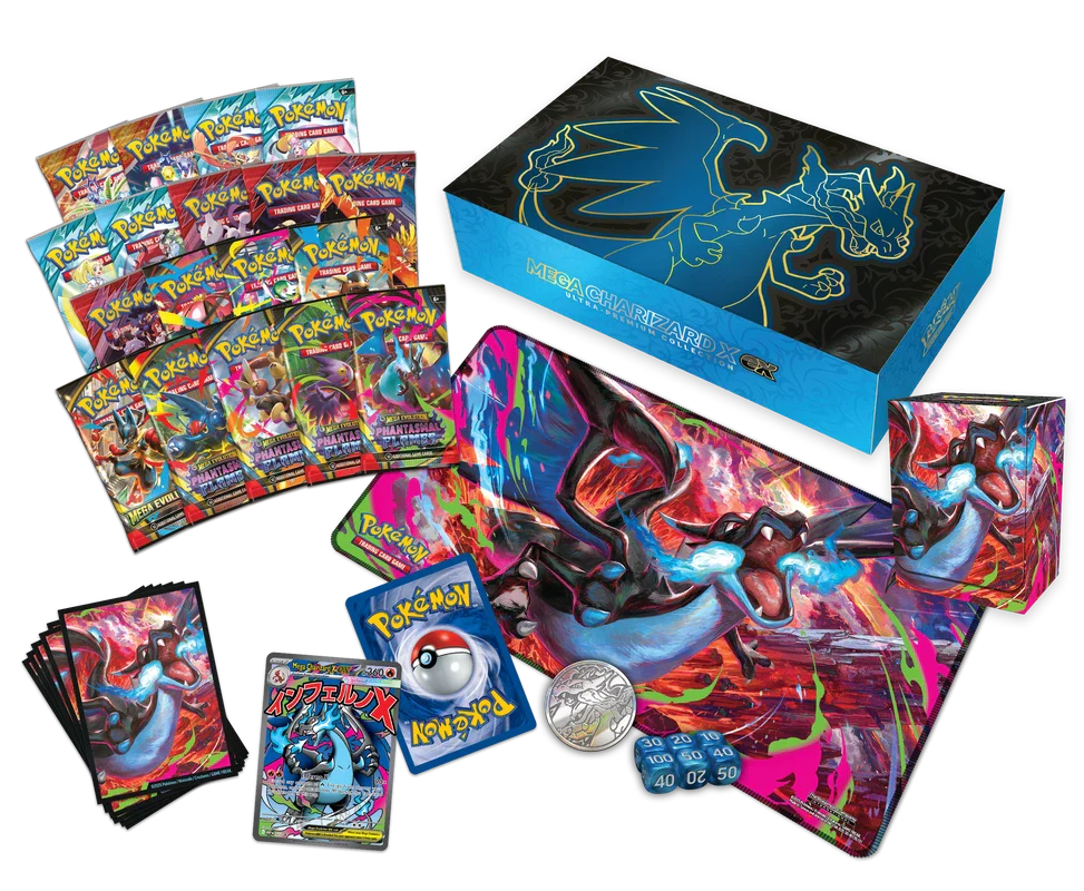 Pokemon Mega Charizard X EX Ultra Premium Collection Box - Image 3