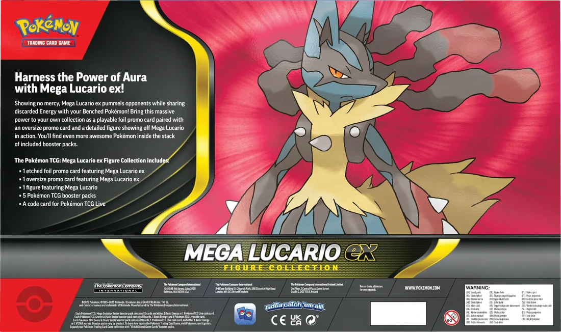 Pokemon Mega Lucario Ex Figure Collection Box - Image 4