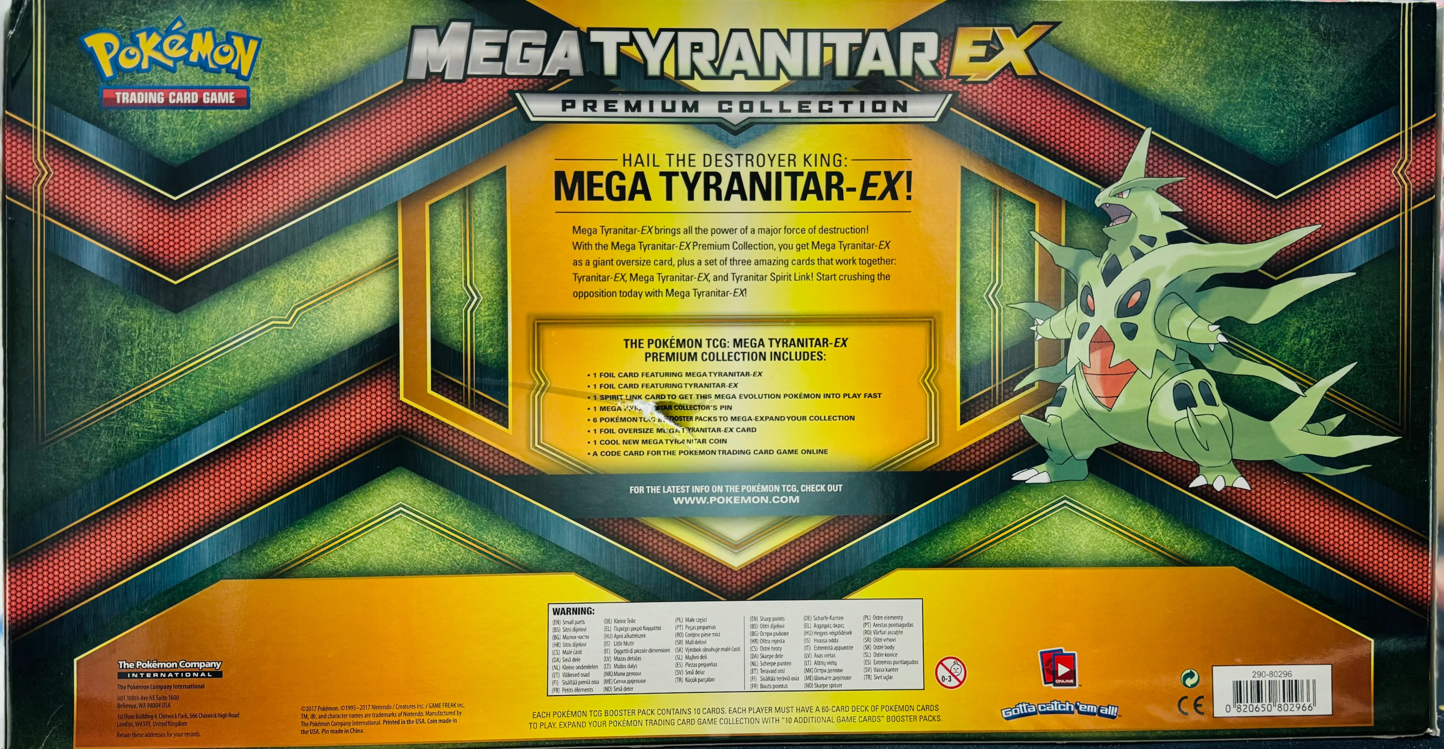 Pokémon Mega Tyranitar-EX Premium Collection - Image 2