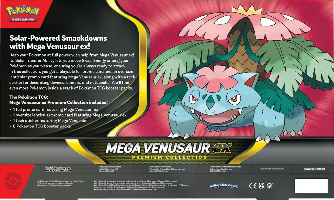 Pokemon Mega Venusaur EX Premium Collection Box - Image 2