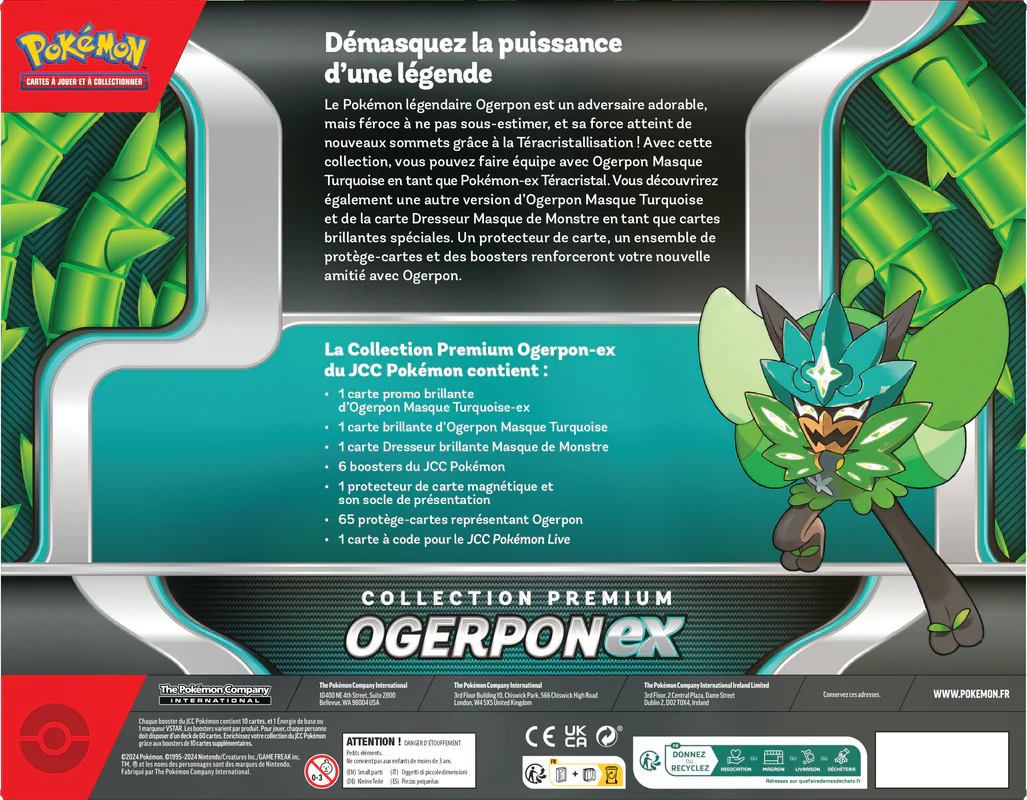 Pokemon Ogerpon EX Premium Collection (French) - Image 2