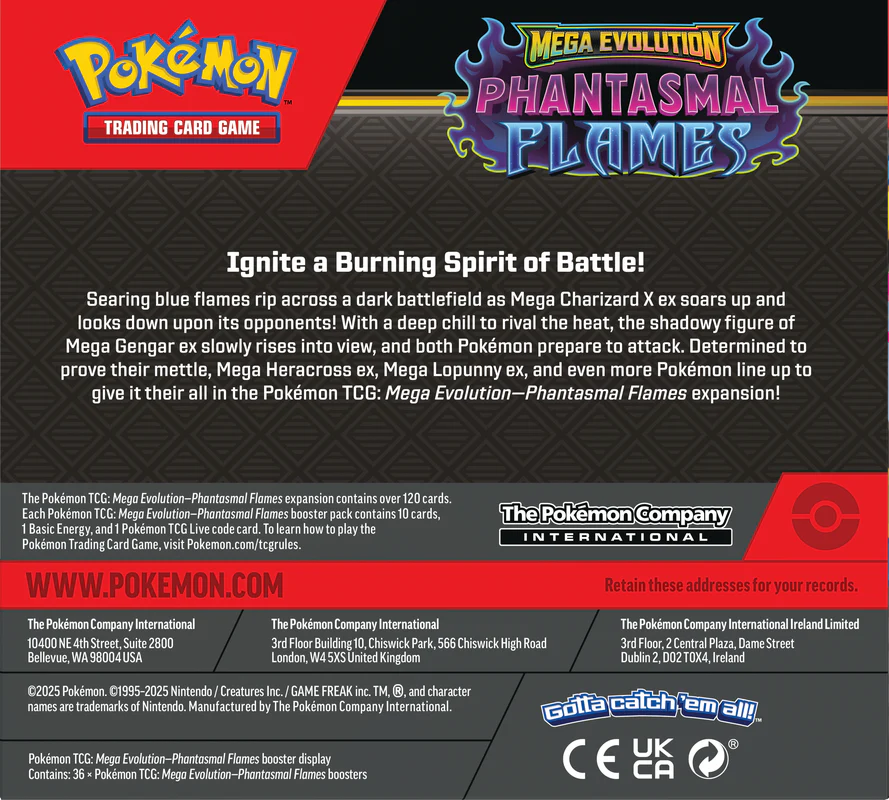 Pokemon Phantasmal Flames Booster Box - Image 2