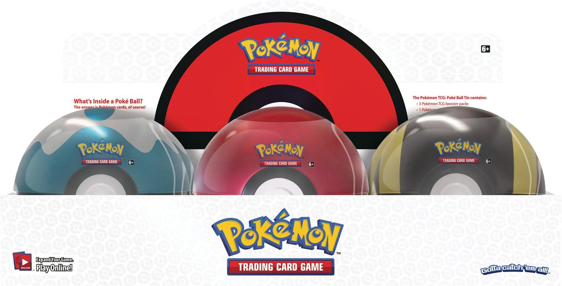 Pokemon Poke Ball Spring 2020 Tin Case (Case Of 6)