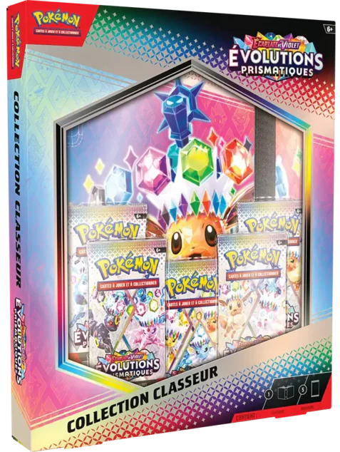 Pokemon Prismatic Evolutions Binder Collection Box (French)