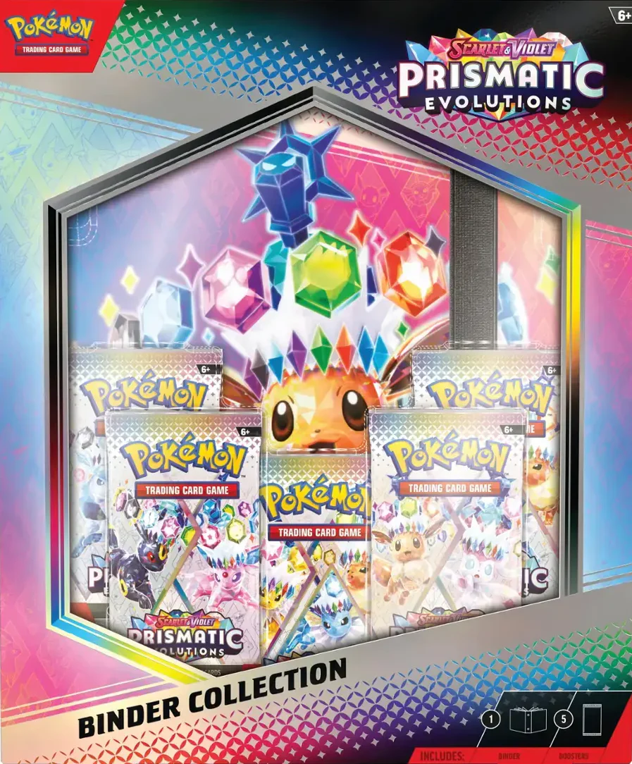 Pokemon Prismatic Evolutions Binder Collection Box