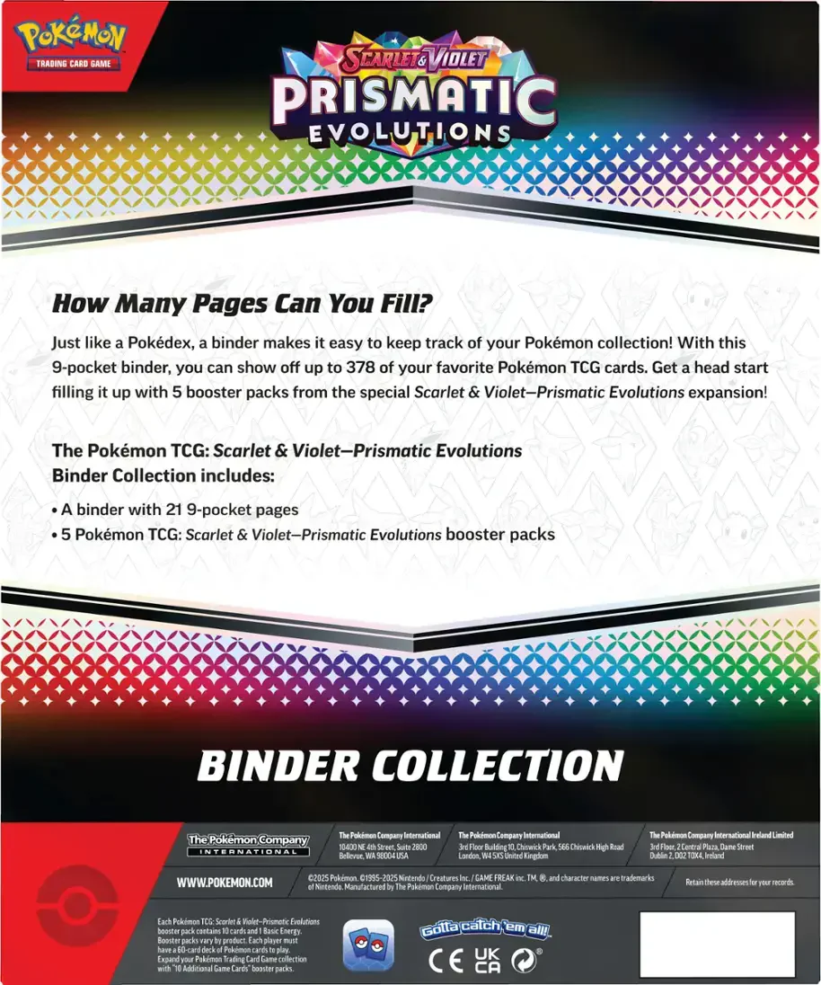 Pokemon Prismatic Evolutions Binder Collection Box - Image 2