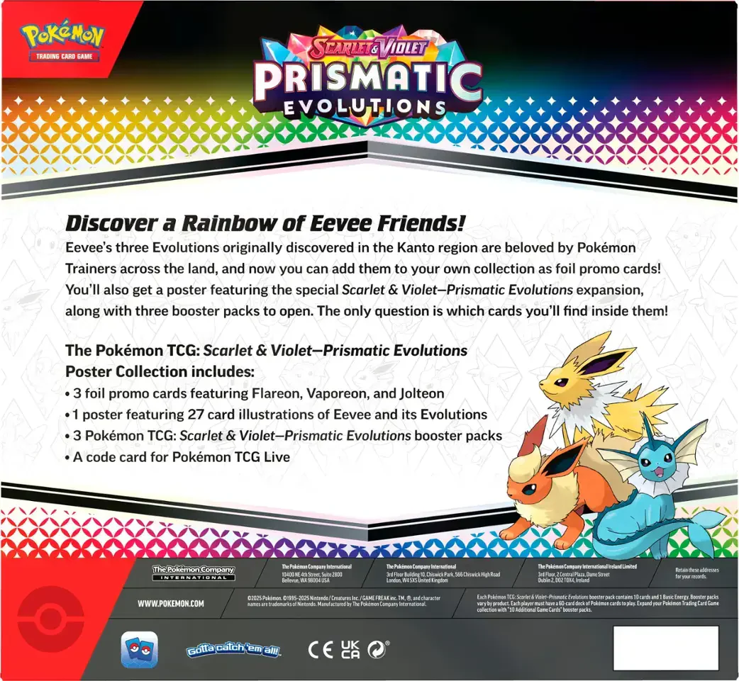 Pokemon Prismatic Evolutions Poster Collection Box - Image 2