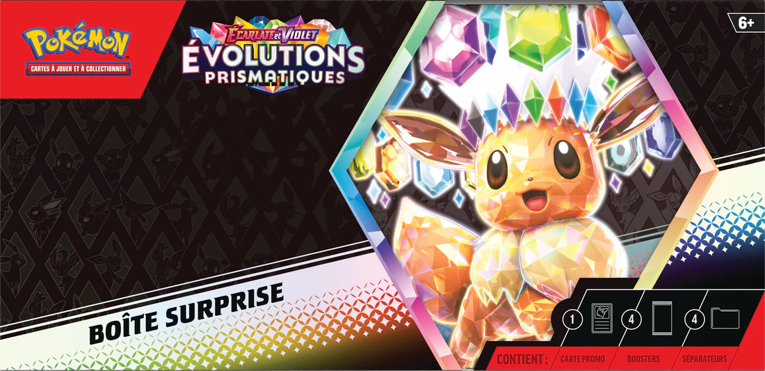 Pokemon Prismatic Evolutions Suprise Box (French)