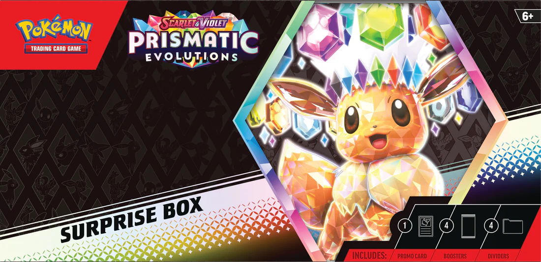 Pokemon Prismatic Evolutions Suprise Box