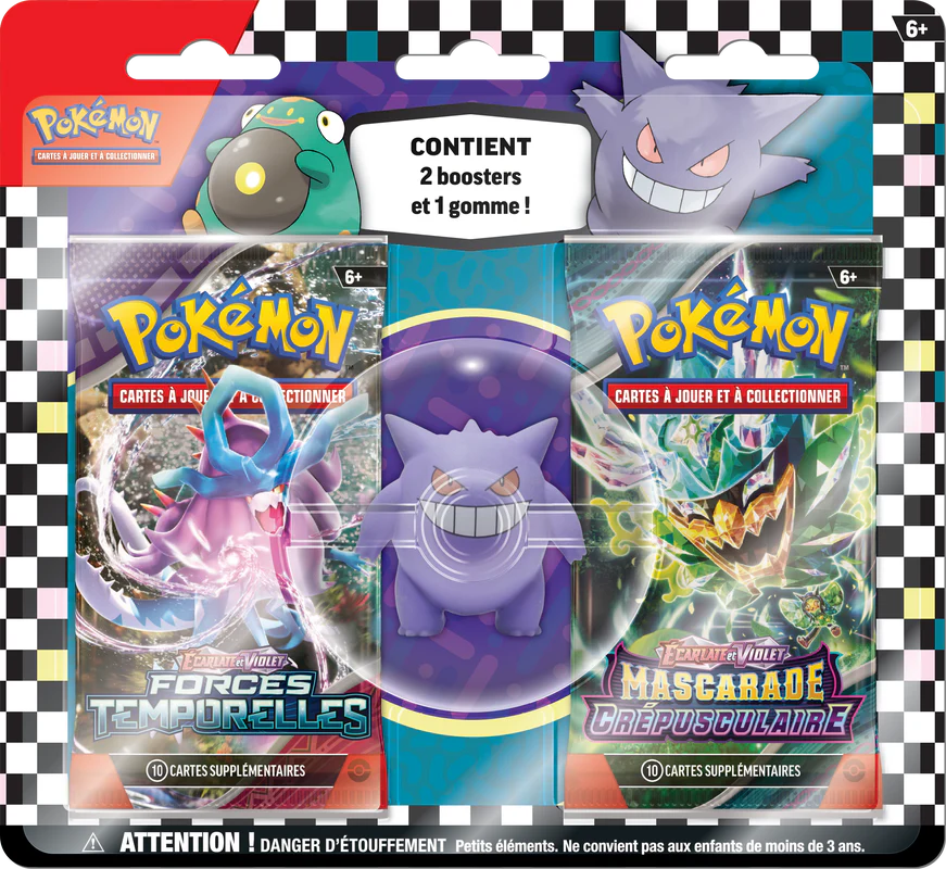 Pokemon Retour à L'école 2024 Gomme Blister