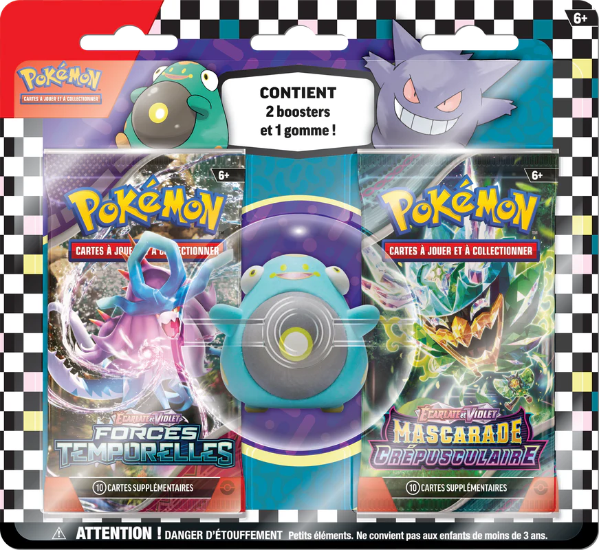 Pokemon Retour à L'école 2024 Gomme Blister - Image 2