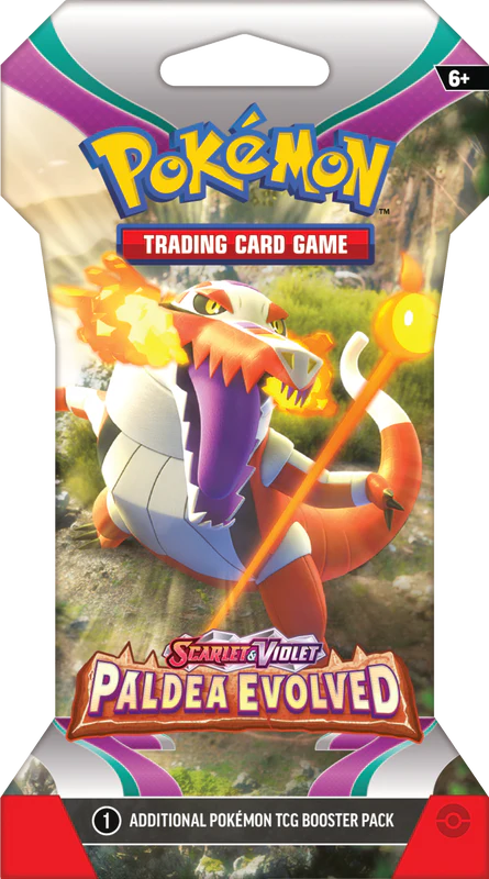 Pokémon Scarlet and Violet 2 Paldea Evolved Sleeved Booster Pack (12 packs a lot) - Image 3