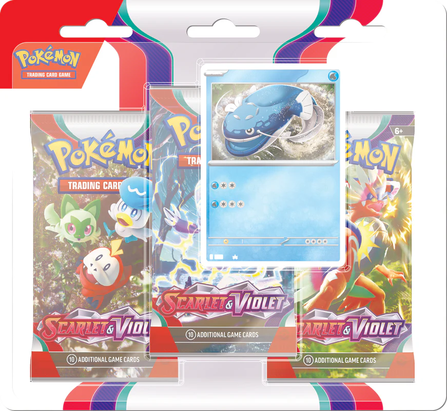 Pokemon  Scarlet and Violet 3 Pack Blister (Arcanine/Dondozo) - Image 2