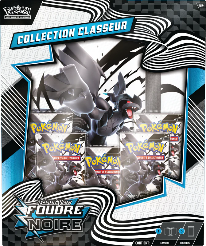 Pokemon Scarlet and Violet Black Bolt Binder Collection (French)