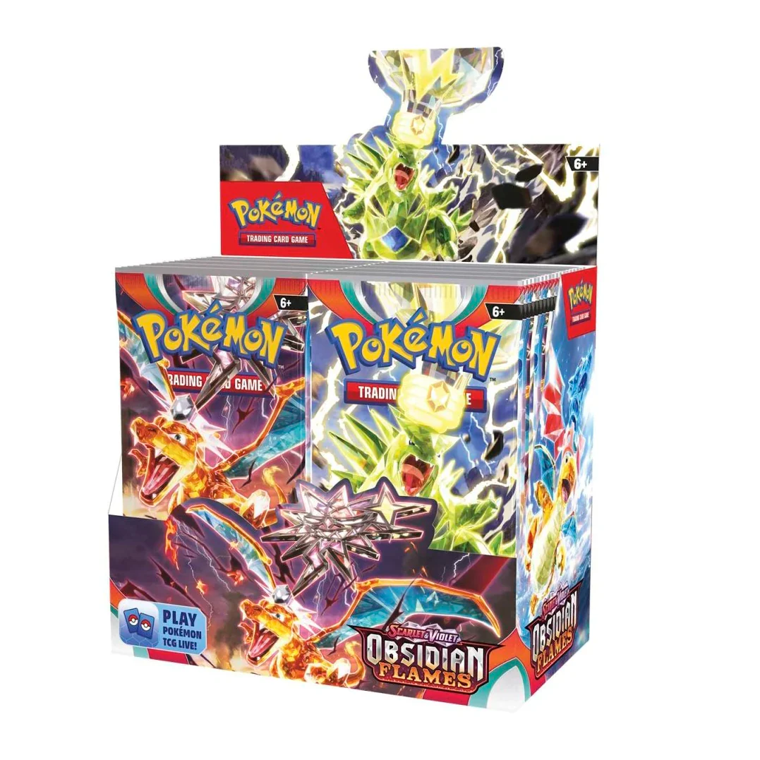Pokemon Scarlet And Violet Obsidian Flames Booster Box Case (Case of 6 Boxes)