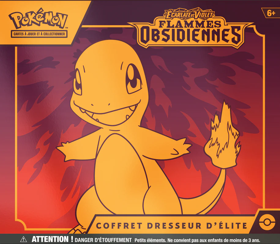 Pokemon Scarlet And Violet Obsidian Flames Elite Trainer Box (French)