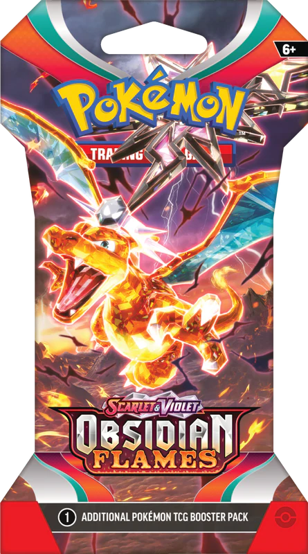Pokemon Scarlet And Violet Obsidian Flames Sleeved Booster Packs (Lot of 12 Packs)