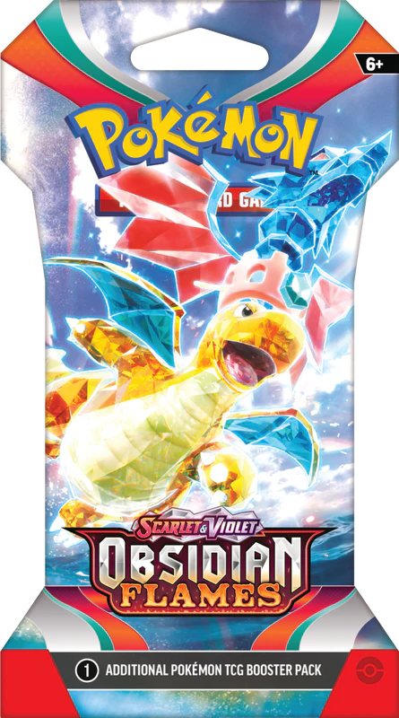 Pokemon Scarlet And Violet Obsidian Flames Sleeved Booster Packs (Lot of 12 Packs) - Image 2