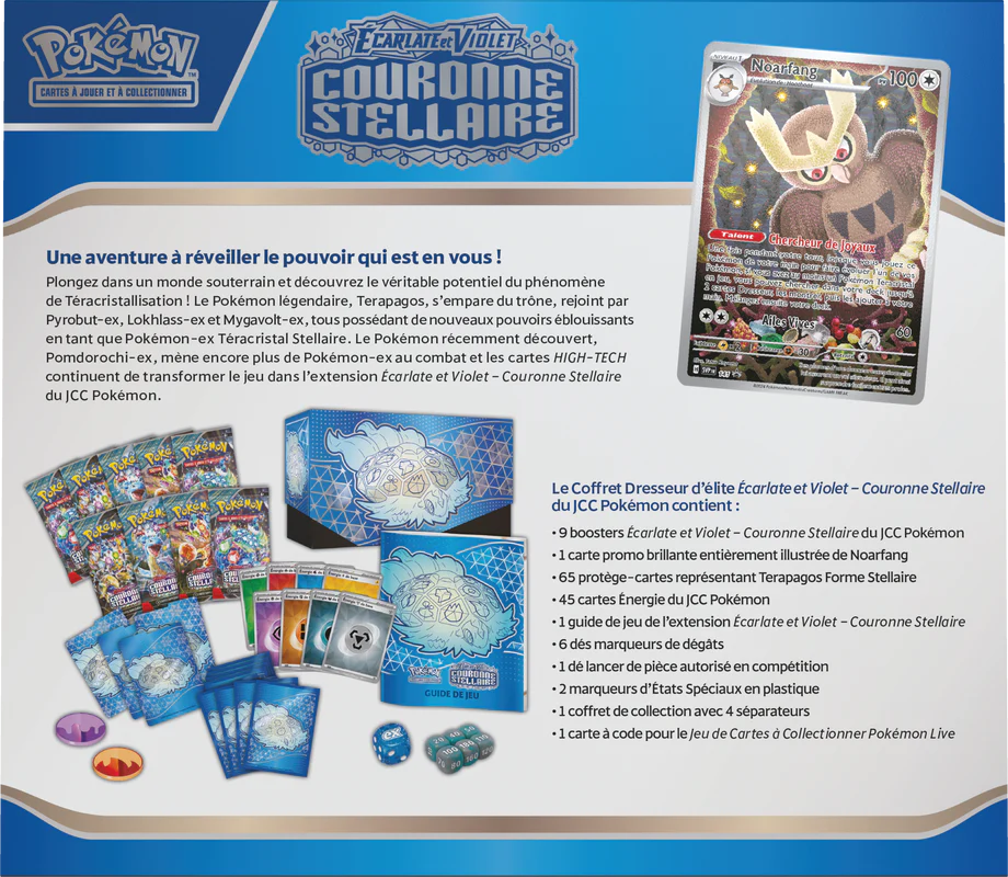 Pokemon Scarlet And Violet Stellar Crown Elite Trainer Box (French) - Image 2