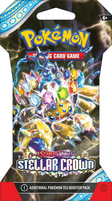 Pokemon Scarlet And Violet Stellar Crown Sleeved Booster Pack (12 Packs a Lot) - Image 4