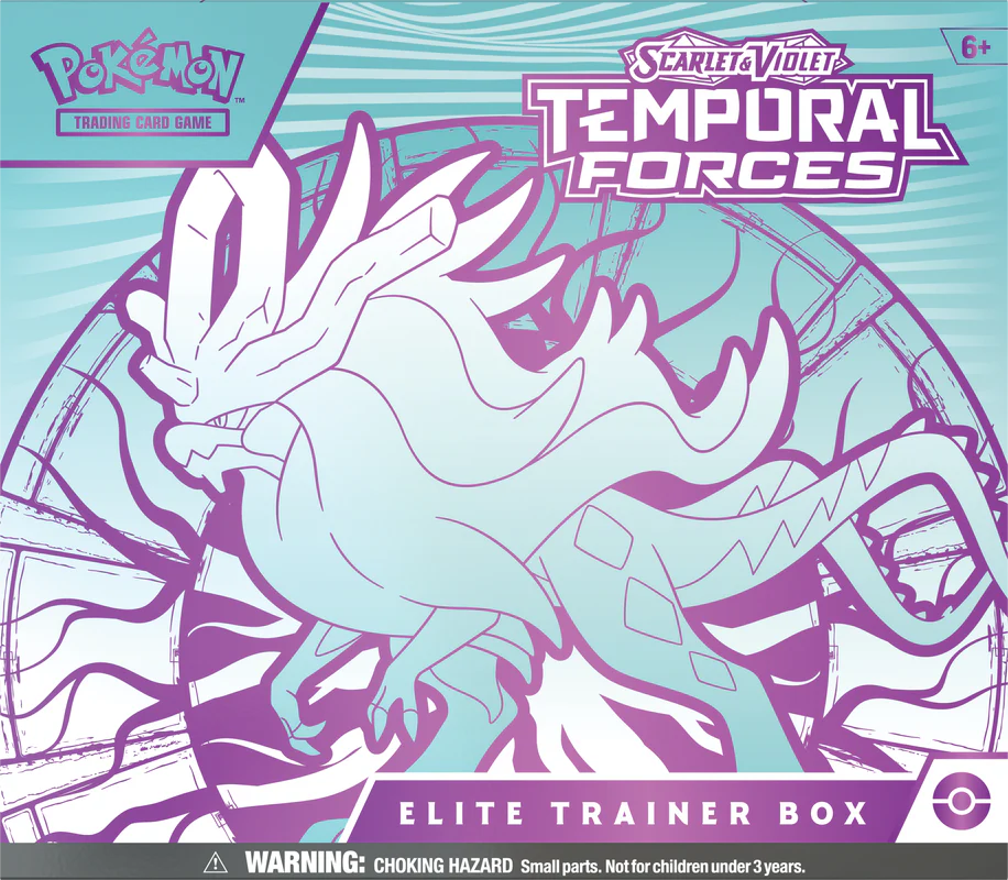 Pokemon Scarlet and Violet Temporal Forces Elite Trainer Box