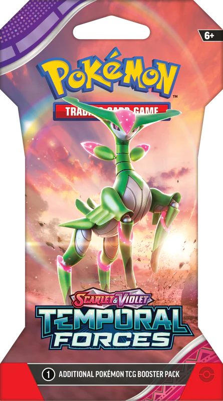 Pokemon Scarlet and Violet Temporal Forces Sleeved Booster Pack (12 packs lot) - Image 2
