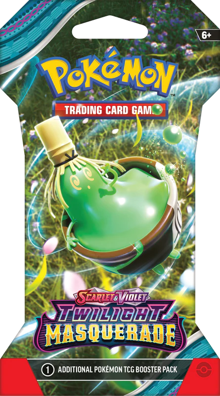 Pokemon Scarlet And Violet Twilight Masquerade Sleeved Booster Pack (12 Packs a Lot) - Image 3