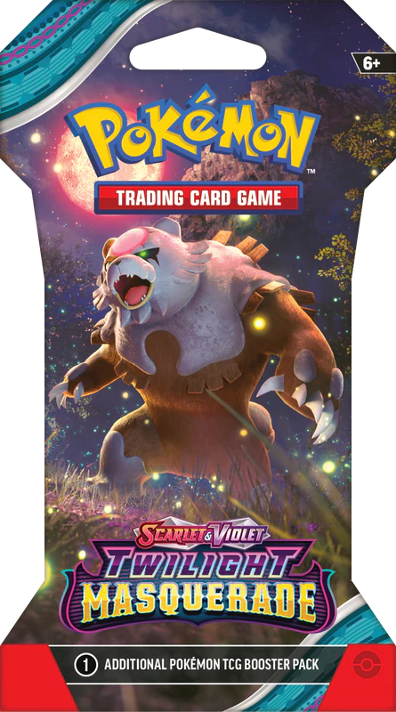 Pokemon Scarlet And Violet Twilight Masquerade Sleeved Booster Pack (12 Packs a Lot) - Image 4
