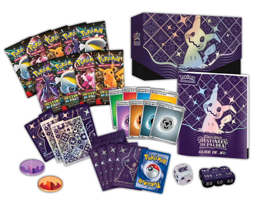 Pokemon Scarlet & Violet Paldean Fates Elite Trainer Box (French) - Image 2