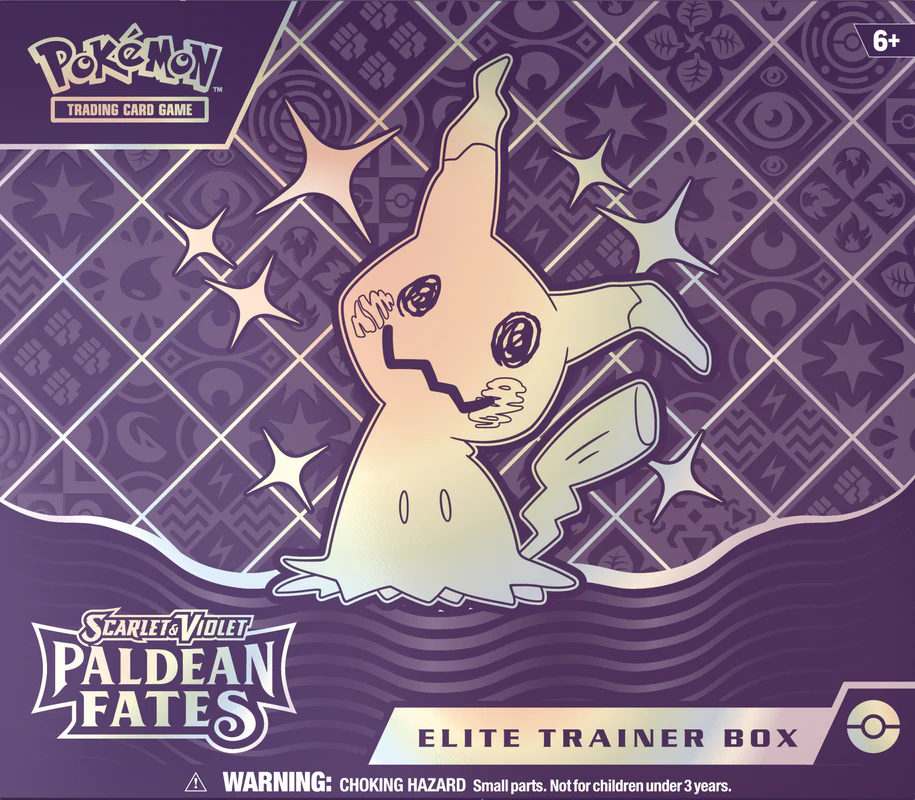 Pokemon Scarlet & Violet Paldean Fates Elite Trainer Case (Case of 10 Boxes)