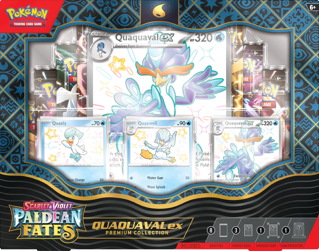 Pokemon Scarlet & Violet Paldean Fates Ex Premium Collection Box