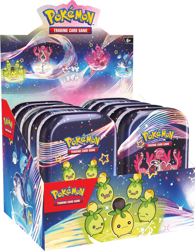 Pokemon Scarlet & Violet Paldean Fates Mini Tins Display (Set of 10)