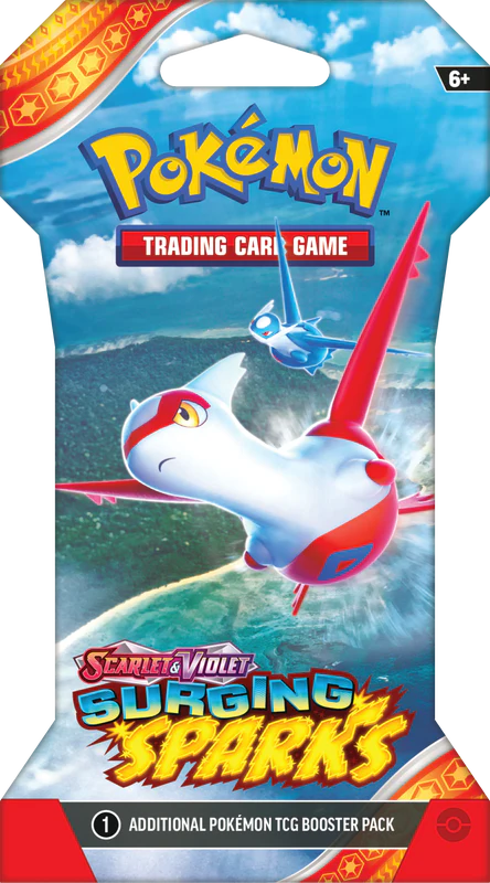 Pokemon Scarlet & Violet Surging Sparks Sleeved Booster Pack (Lot of 12) - Image 2