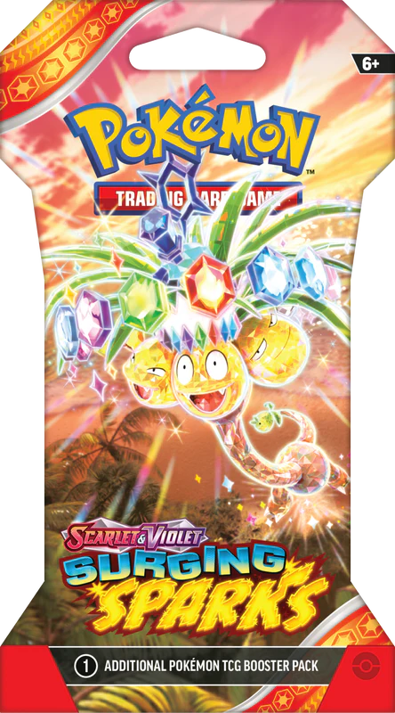 Pokemon Scarlet & Violet Surging Sparks Sleeved Booster Pack (Lot of 12) - Image 4