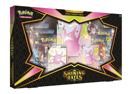 Pokemon Shining Fates Premium Collection Shiny Crobat V Max