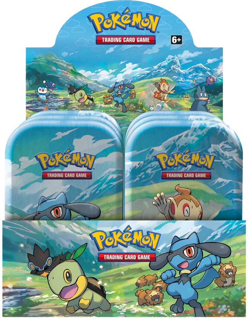 Pokemon Sinnoh Stars Mini Tin Display Box
