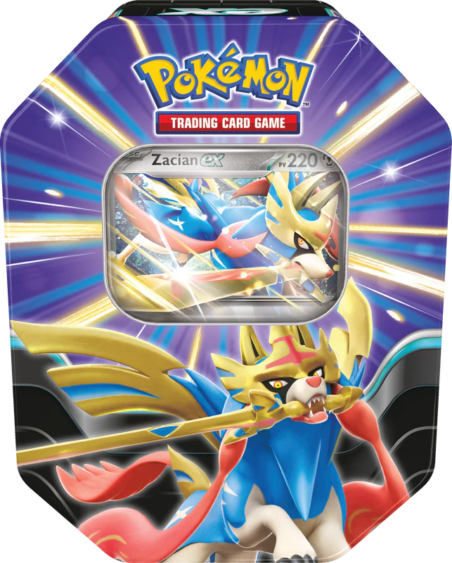 Pokemon Slashing Legends Zacian-ex Tin (French)